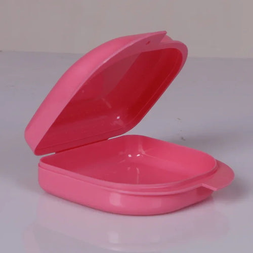 1pcs Denture Tray Box Dental Orthodontic Retainer Box Case Plastic