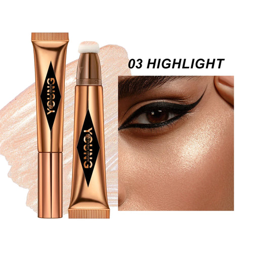 Multifunctional Liquid Blush Face Contour Highlight Eye Shadow Stick