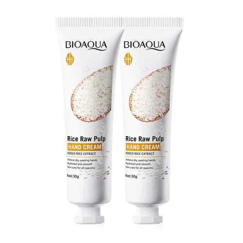 BIOAQUA White Rice Hand Cream Whitening Moisturizing Nourishing