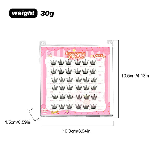 Self-Adhesive No-glue Eyelashes Ultra-thin Sheet Series False