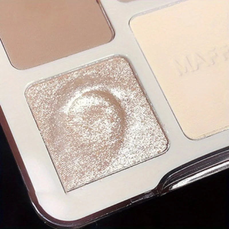 Natural Stereoscopic Face Powder Palette Matte Bronzer Contour