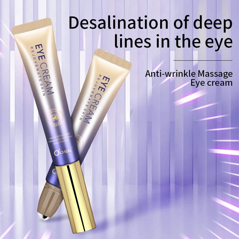 O'CHEAL Anti- Wrinkle Eye Cream With Roller Ball Quick Drying