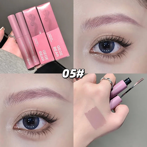 3D Eyebrow Dye Cream Long Lasting Pink Brown Color Eyebrow Mascara