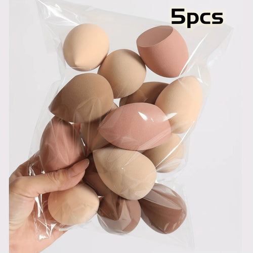 5-10PCS Ombre Makeup Sponge Set - Vegan Dual Use Beauty Blender for