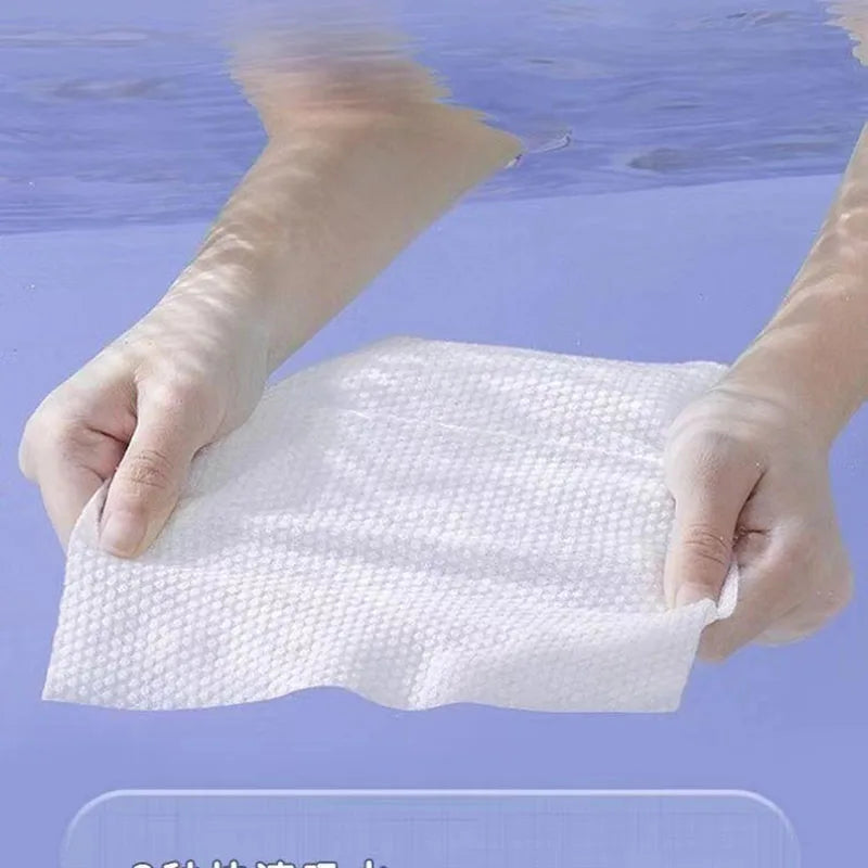 100pcs Disposable Face Wash Towel Extractable Cotton Soft Towel Cotton