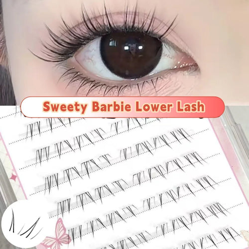 MIAOJIE 4-6mm No Glue False Eyelashes New Korean Style Lower Lashes