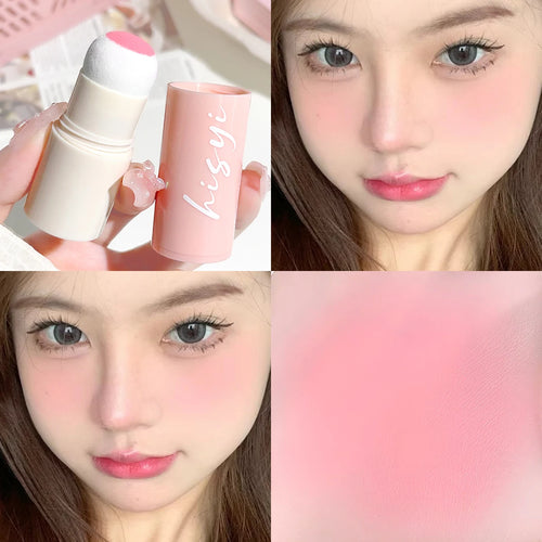 HISYI Yunrou Soft Fog Blush Stick - Energetic and Bouncy, Korean