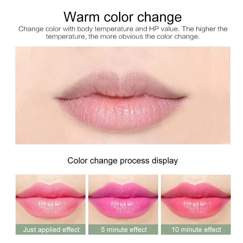 12pc/SET 3.5g Color Changing Tinted Lip Balm Lipstick Aloe Vera