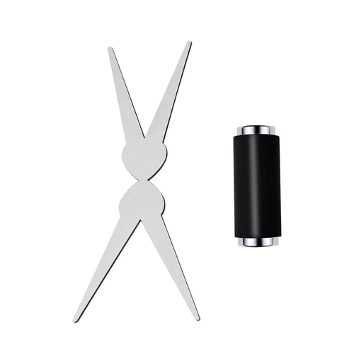 2 in 1 Cat Eye Nail Magnet Set Scissor-shaped Nail Magnet Tool for