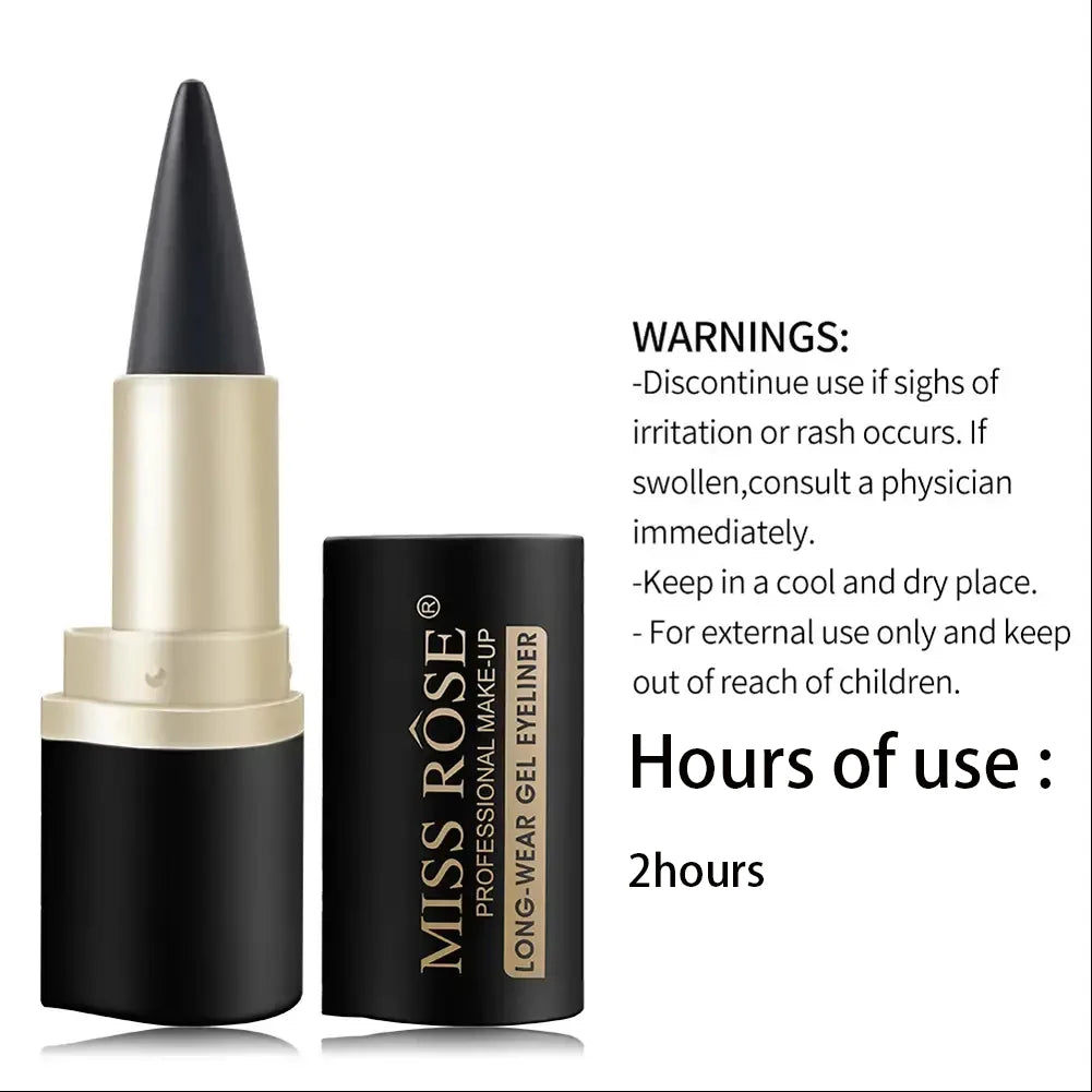 Creamy texture Eyeliner, 1 Count /2 Counts Easy Coloring Sweat Proof