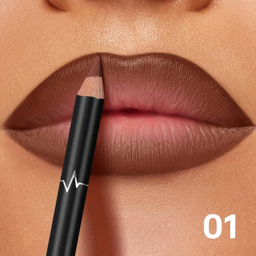 Pudaier 6-Color Waterproof Matte Lip Liner - Long-Lasting,