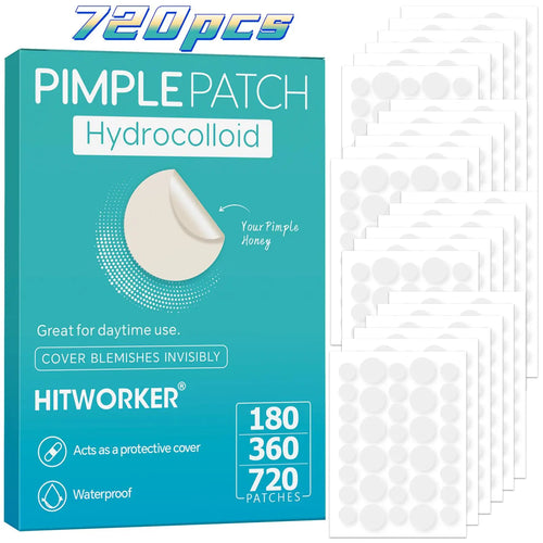 180/360/720 patches/box of hydrogel acne patches can effectively cover