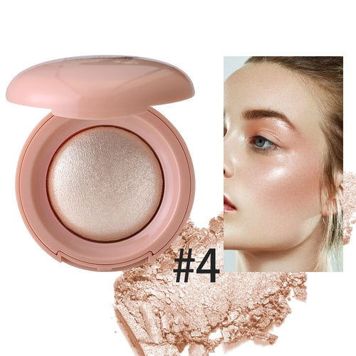 Long-lasting waterproof fine shimmer highlighter, natural glossy
