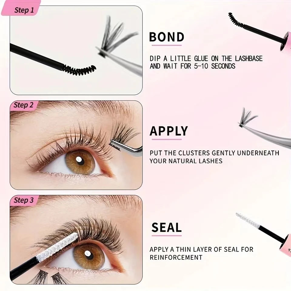 Lash Bond and Seal 10ml Individual Lashes Glue and Seal Super Strong