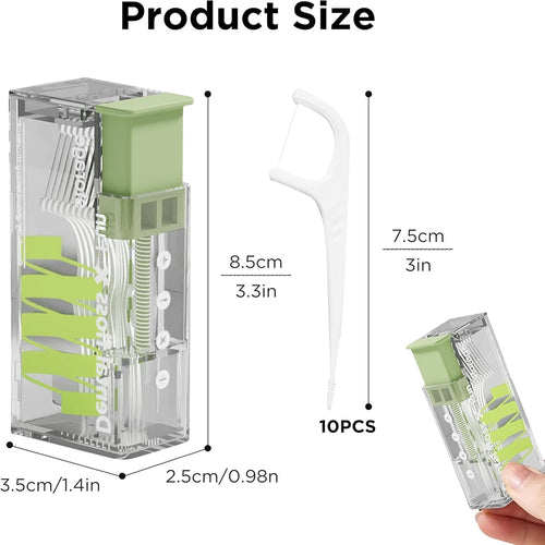 Automatic Dental Floss Storage Box Pop-Up Dental Floss Dispenser With