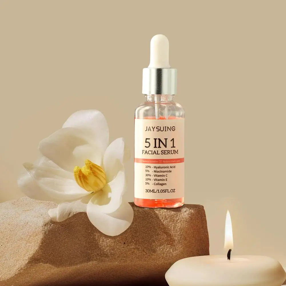 5 In 1 Fade fine lines Firming Face Serum Moisturizing brightning