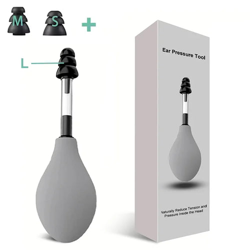 Ear Pressure Tool Portable Ear Pressure Relief Suction Device Wih 3