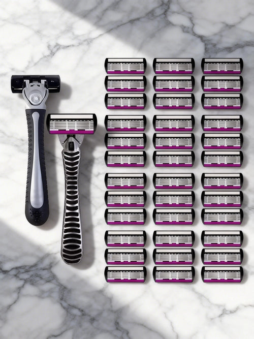 High Quality Man Safety Razor Blade 6 Layer German Stainless Steel