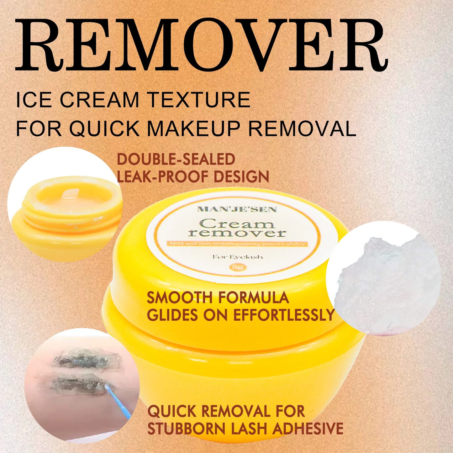 DIY 5ml Fast Drying Strong False Eye Lash Extension Glue Adhesive