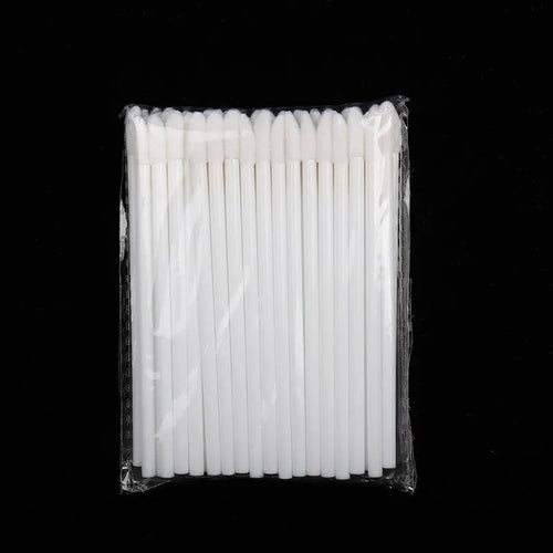 50 Pcs Disposable Lip Brush Makeup Tools Hollow Lip Wands Nylon Lip
