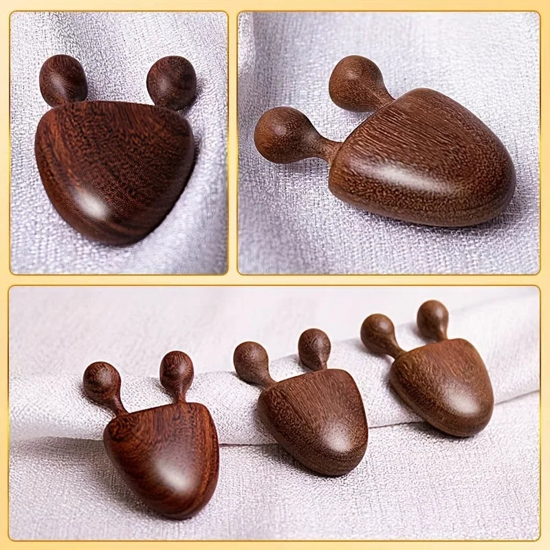 1pc Sandalwood Face Massager Nose & Face Massager - Eye Relief Tool