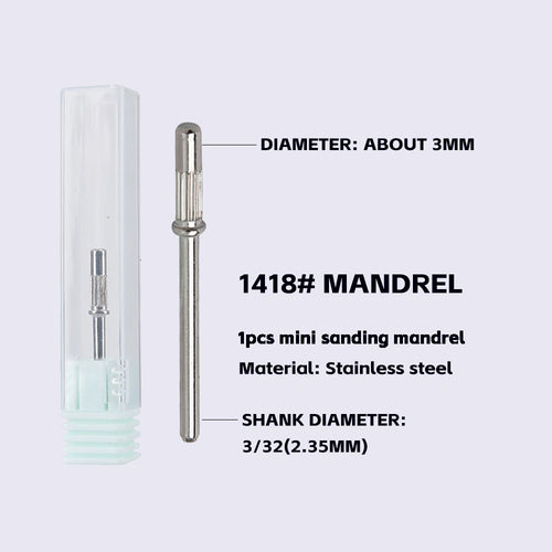 3mm Nail Sanding Bands-80/120/180/240 Grit Mini Nail Drill Bit
