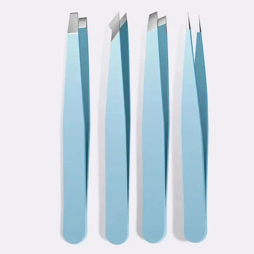 Precision Stainless Steel Tweezers For Eyebrow Hair Facial Hair