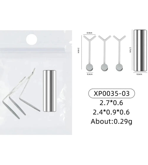 1/2/4pcY-shaped Love Heart Magnetic Auxiliary Tool For Match with Nail