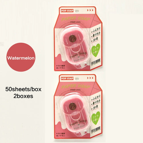 Portable Hand Soap Sheets for Travel | Dissolving Cleanser Wipes |