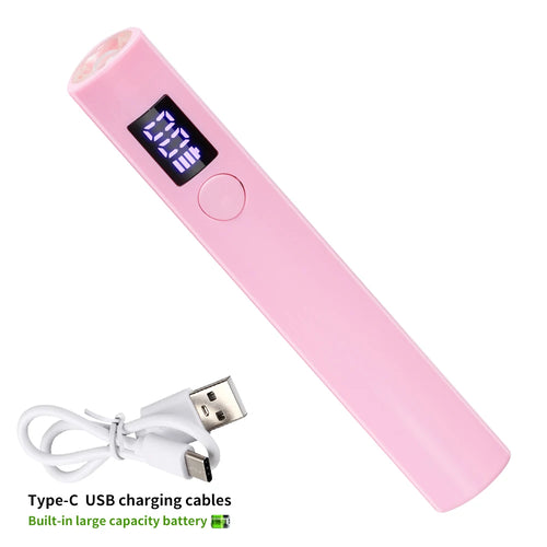 Portable Nail UV LED Lamp And LED Light Support Base Rechargeable for