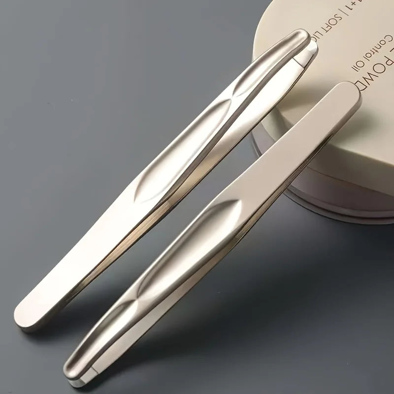 Stainless Steel Eyebrow Clips for Precision Beard and Mustache