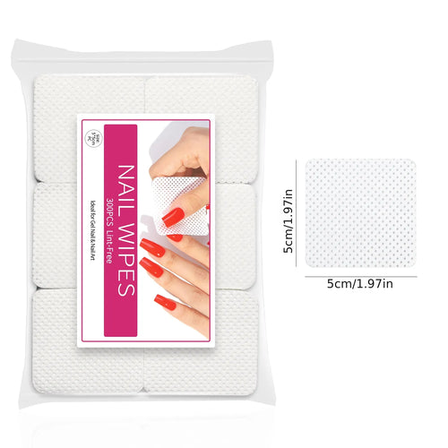 Nail Polish Remover Wipes Nail Cleaning Pads, Non Woven Nail Pads For