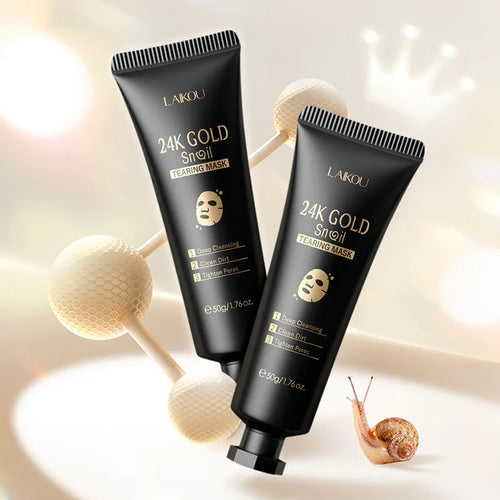 LAIKOU 24K Gold Sakura Peeling Face Mask Anti Wrinkle Whitening