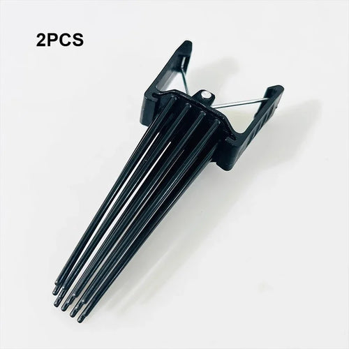 2pcsSimple Fluffy Hairpin Curling Roots High Natural Fluffy Hair Clip