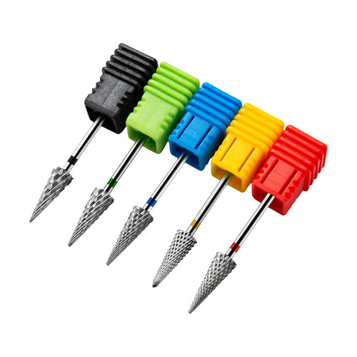Tip Tungsten Carbid Nail Drill Bits Electric Manicure Drill Accessory