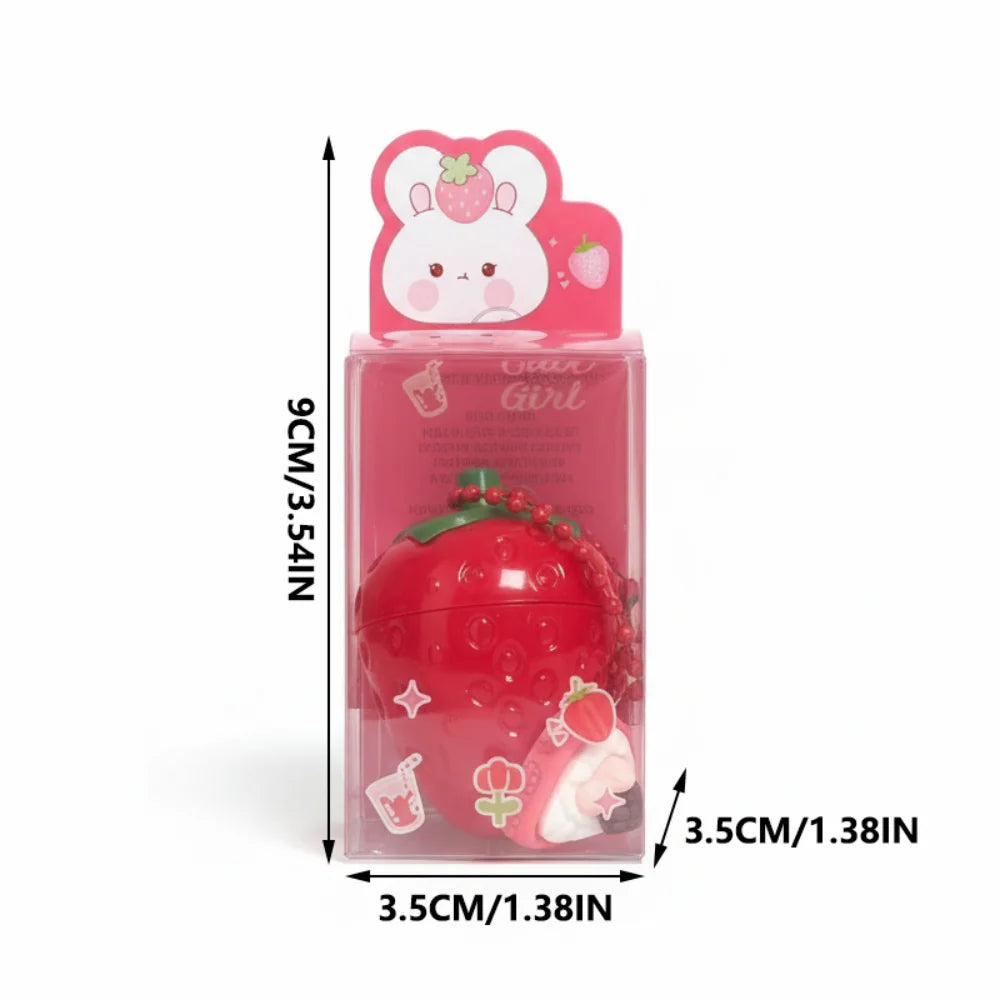 4-Color Random Sending Strawberry Lip Gloss Lipstick Moisturizing