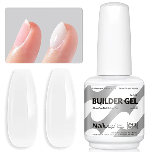 Nailpop 7-in-1 Builder Nail Gel Fast Building Gel Nail Polish Clear