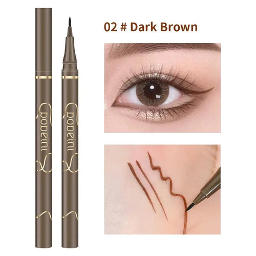 Waterproof Quick-drying Liquid Eyeliner/ultra-fine Matte Black