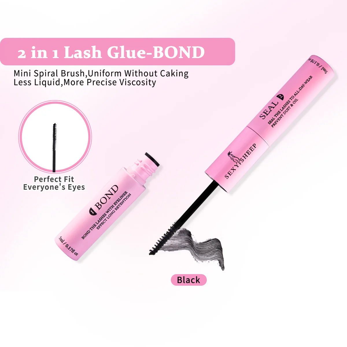 Eyelash Glue and Seal for Eyelash Clusters Strong Fixed Eyelash Glue