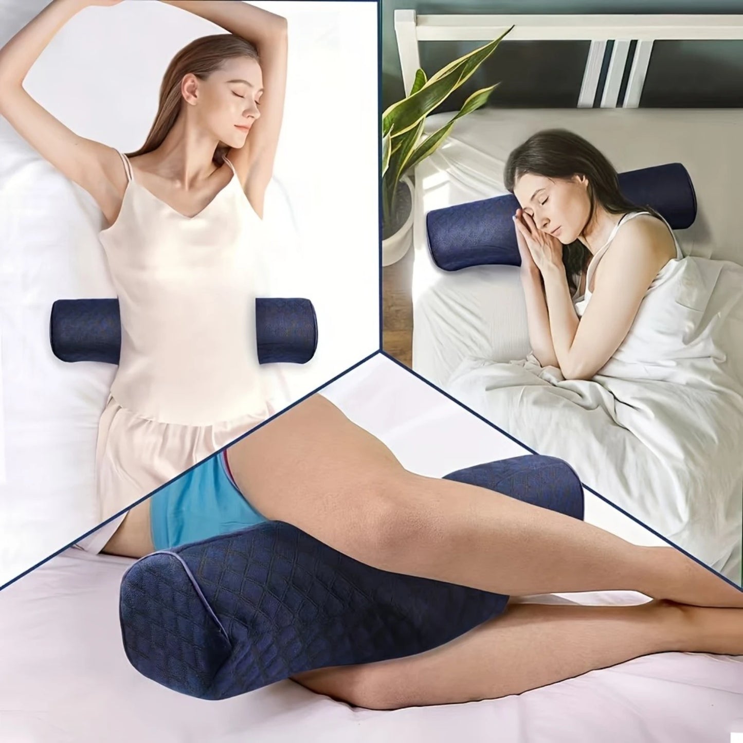 1pc Cervical Support Pillow - Comfortable, Durable, Ergonomic Neck