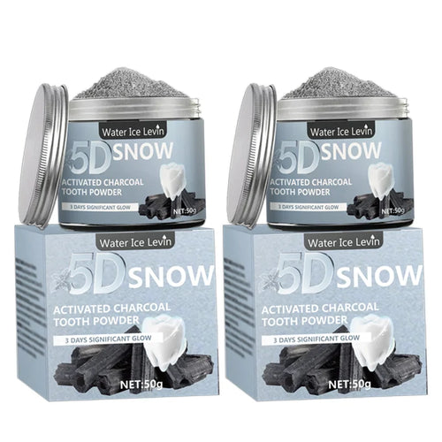 Bamboo Charcoal Teeth Whitening Powder - Natural Whitening and Deep