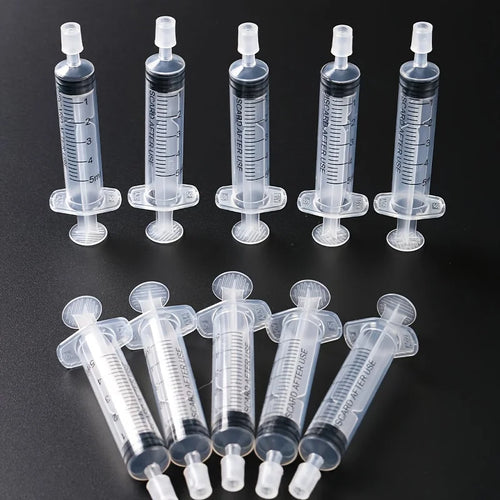 10/20pcs 5ml syringe plastic perfume dispenser tool refills cosmetics