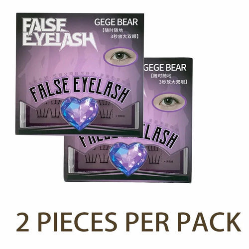 Gege Bear K-pop Lash Without Glue - Natural & Fluffy, Instant
