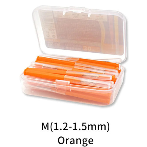 30pcs Premium Dental Picks Kit - Portable Interdental Brushes &