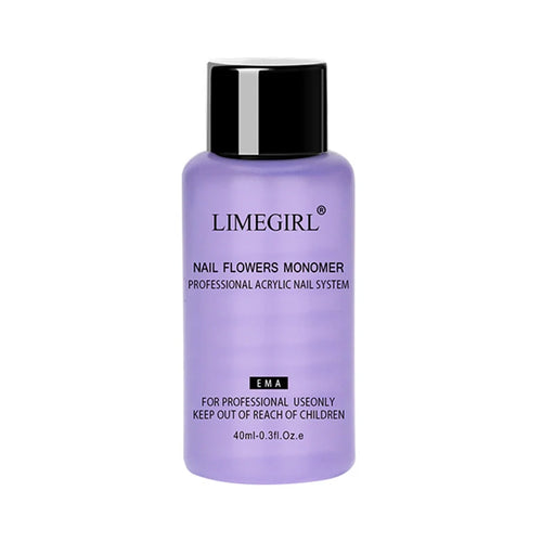 LIMEGIRL Nail Acrylic Liquid Monomer Crystal 40ml/75ml/120ml/240ml for