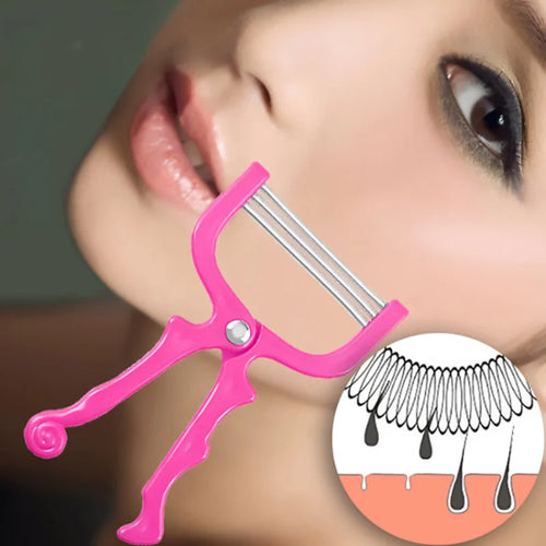 Smooth Skin Facial Epilator - Lip and Eyebrow Elastic Epilator,