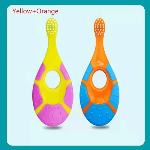 2PCS KidsToothbrush Children With Soft Bristles BPA-Free Toddler