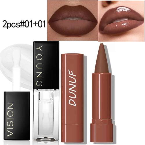 Gradient Lip Liner Pen with Matte Velvet Finish Smooth Application