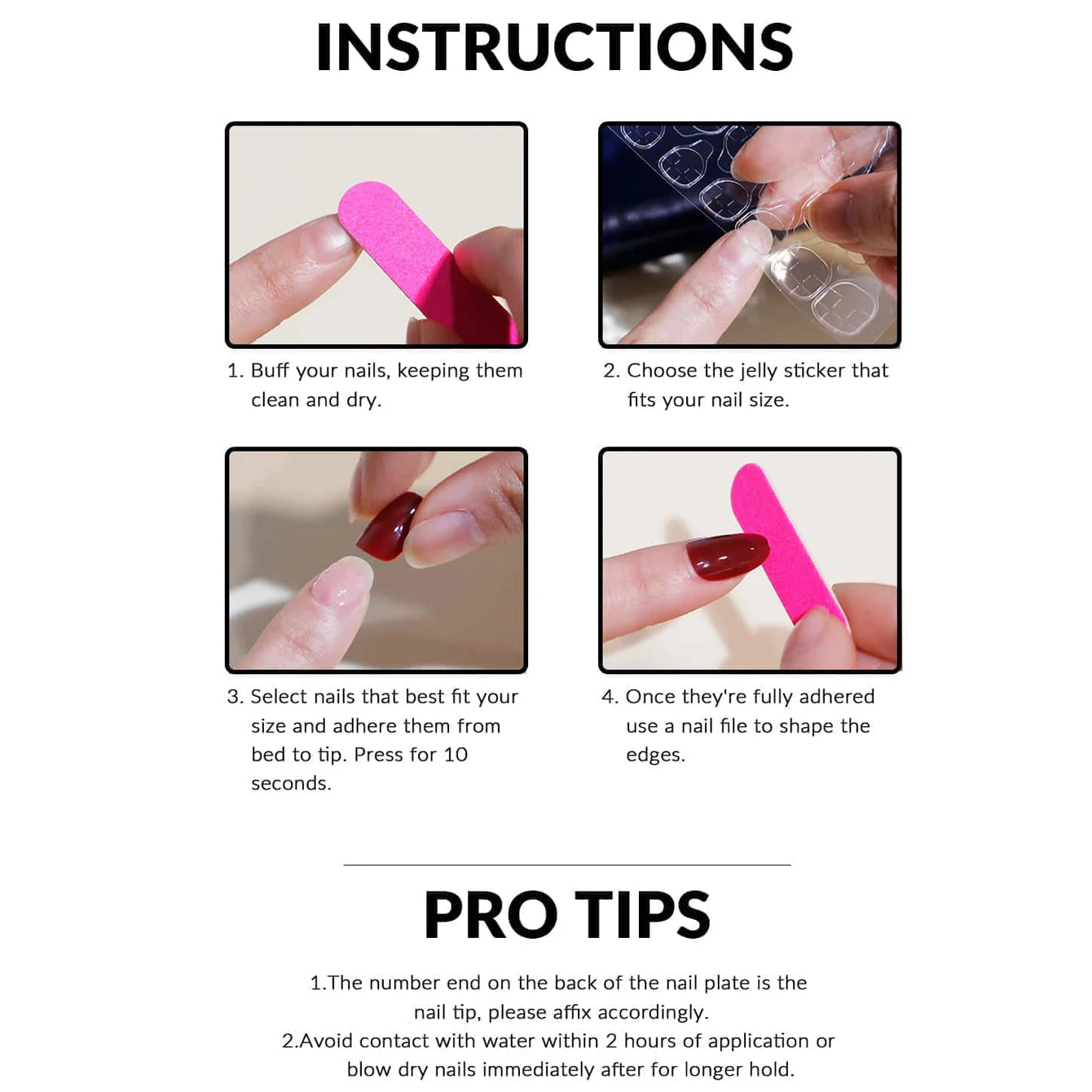 120Pcs Wine Red Almond Press On Nails Full Coverage Fake Nail Tip