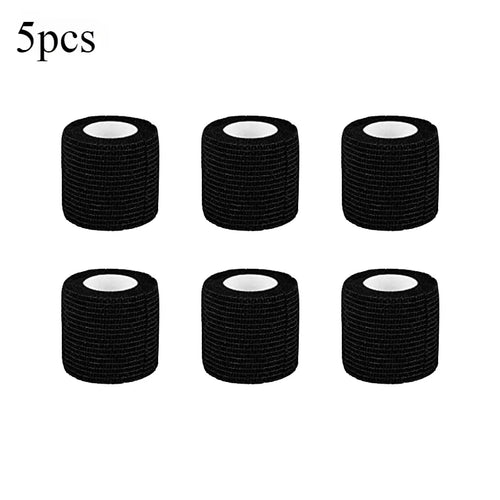 5/10/15/20 Black Tattoo Grip Bandage Cover Wraps Tapes Nonwoven